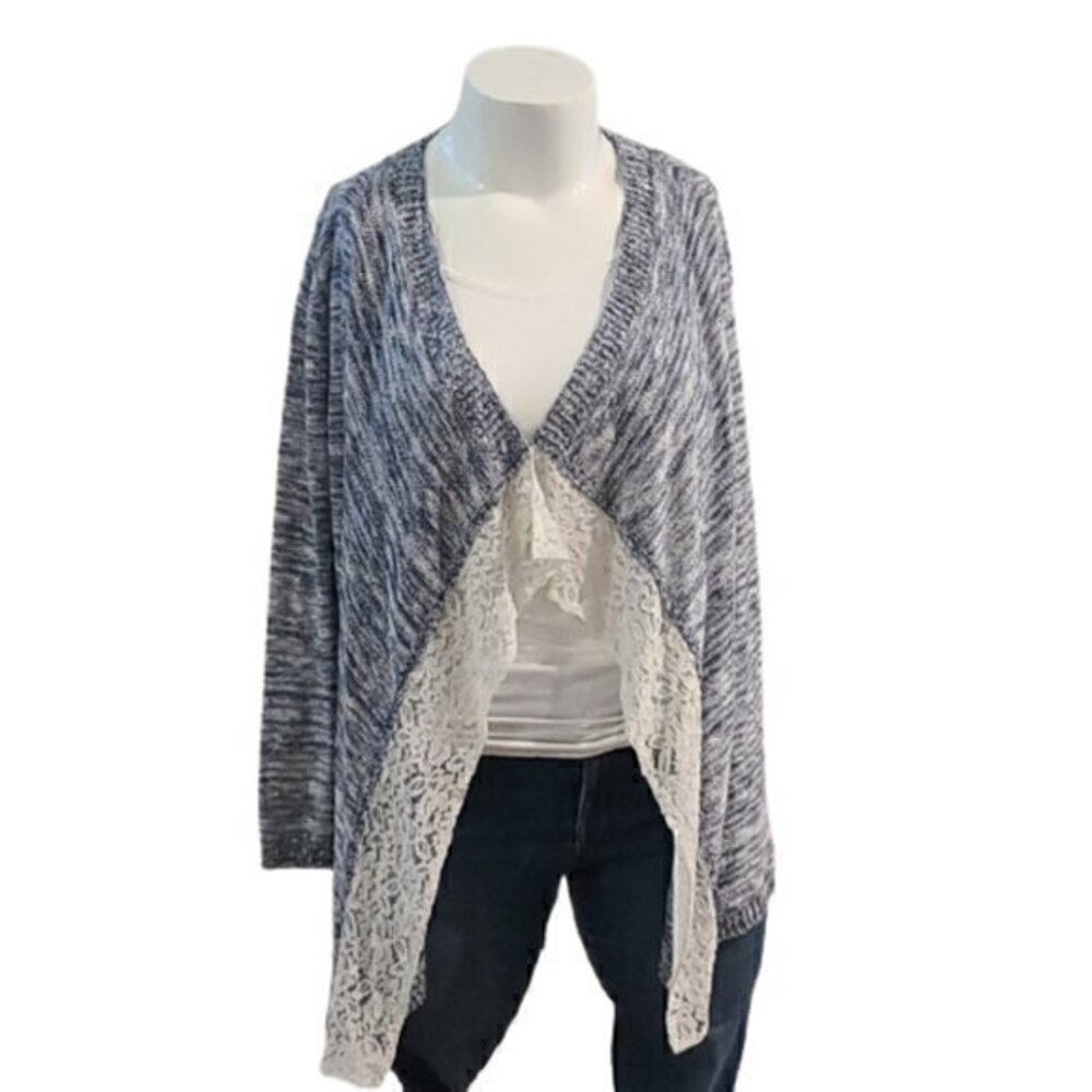 [Charming Charlie] Lace Open Cardigan - Size L